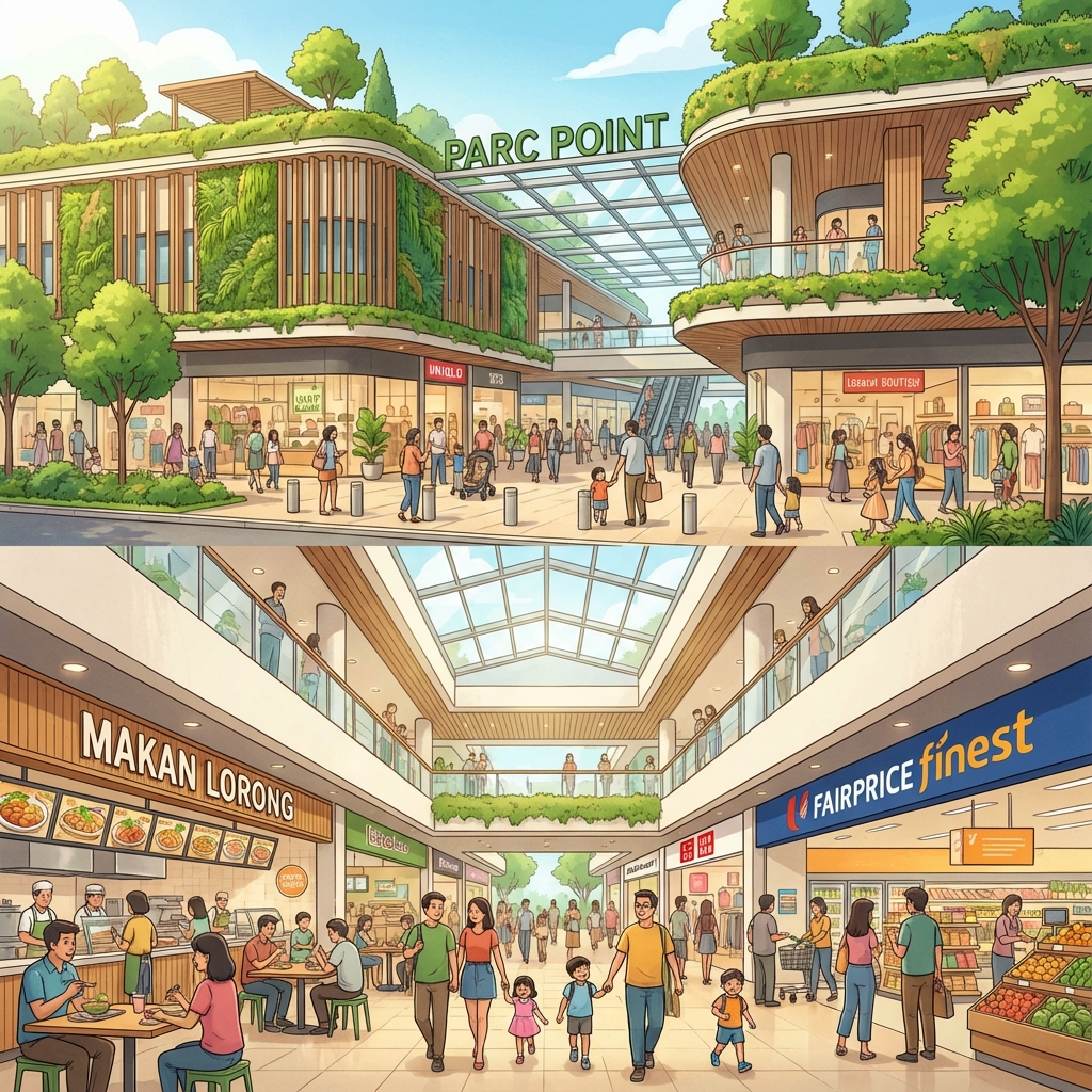 New Shops Coming to Parc Point Tengah: HDB Releases Commercial Tender Results